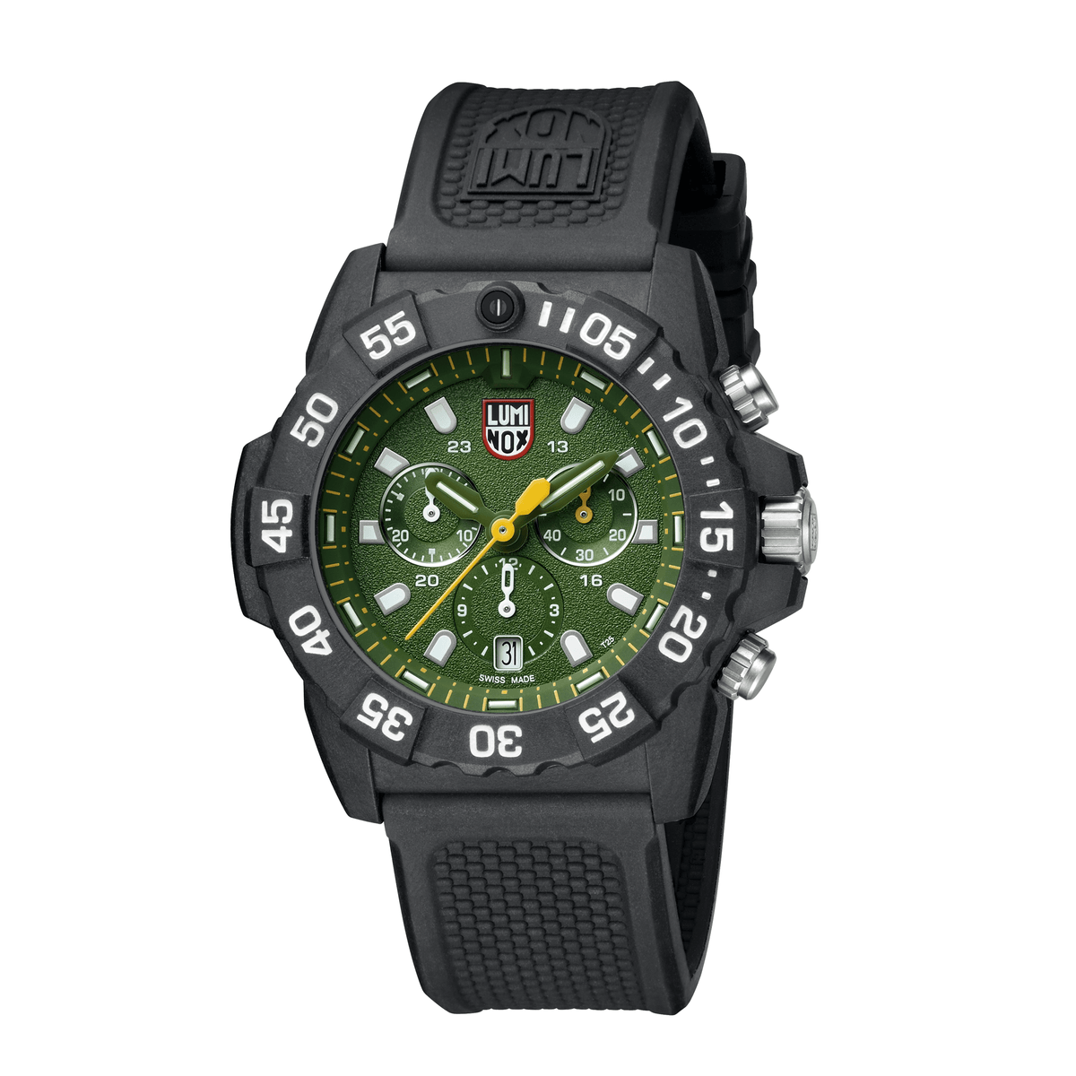 Luminox Watch, Outlet Navy SEAL Chronograph, 45mm, Military Dive Watch, Green XS.3597