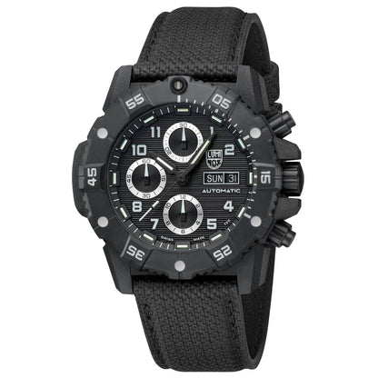 Luminox Watch, New Master Carbon SEAL Chronograph Automatic, 45 mm, Military Dive Watch XS.3881