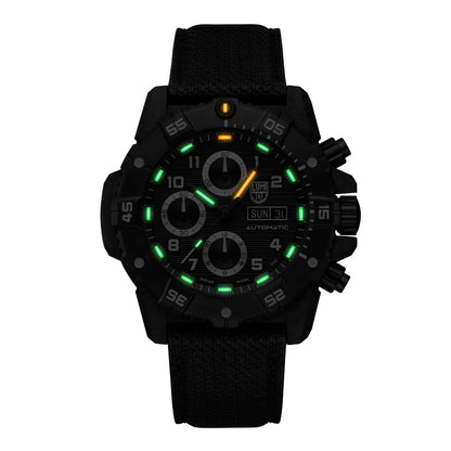 Luminox Watch, New Master Carbon SEAL Chronograph Automatic, 45 mm, Military Dive Watch XS.3881