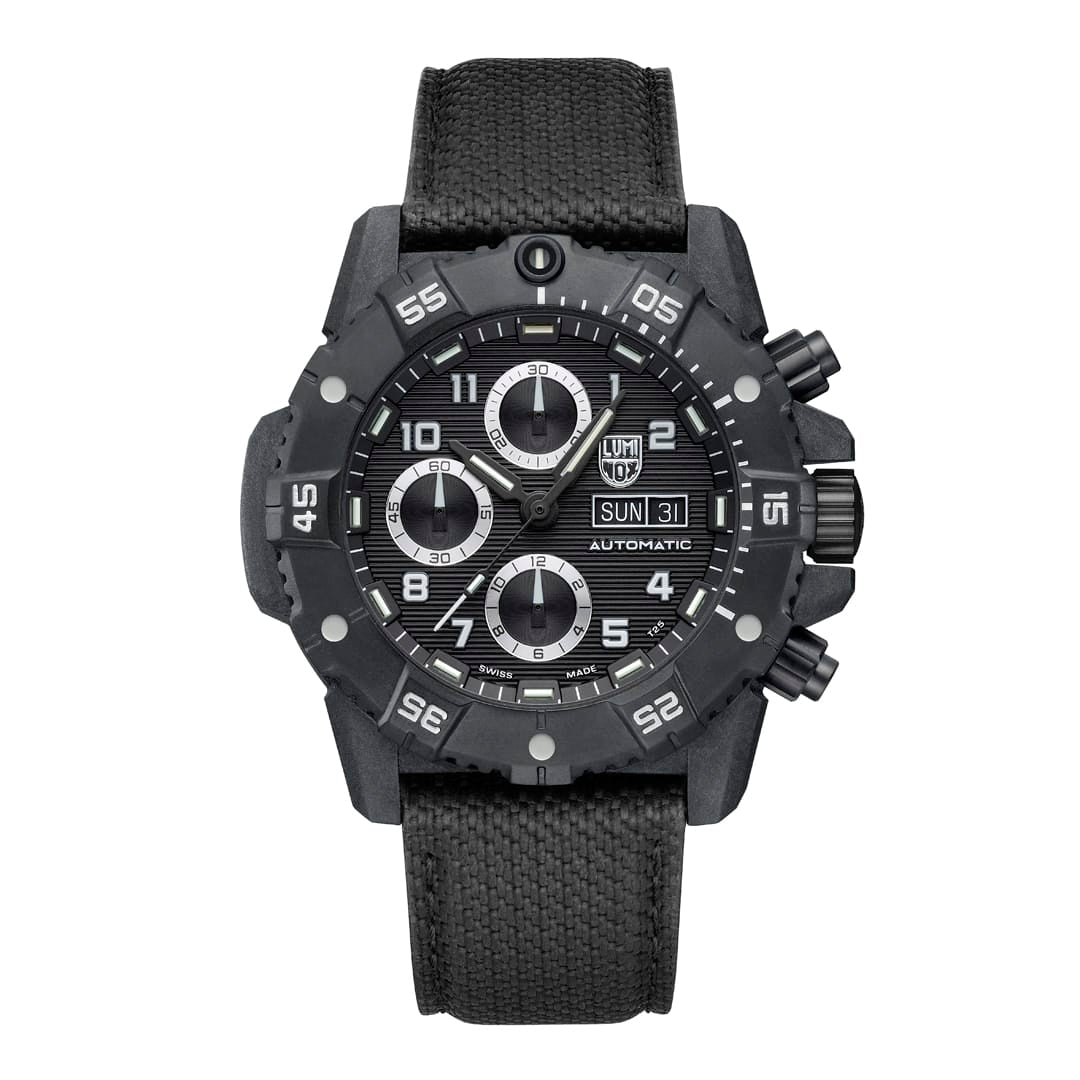 Luminox Watch, New Master Carbon SEAL Chronograph Automatic, 45 mm, Military Dive Watch XS.3881