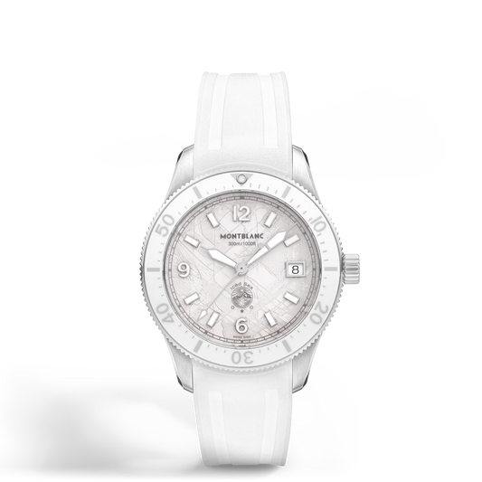 Montblanc Iced Sea Automatic Date 0 Oxygen - Steel - Ceramic - White - Montblanc® US MB134025