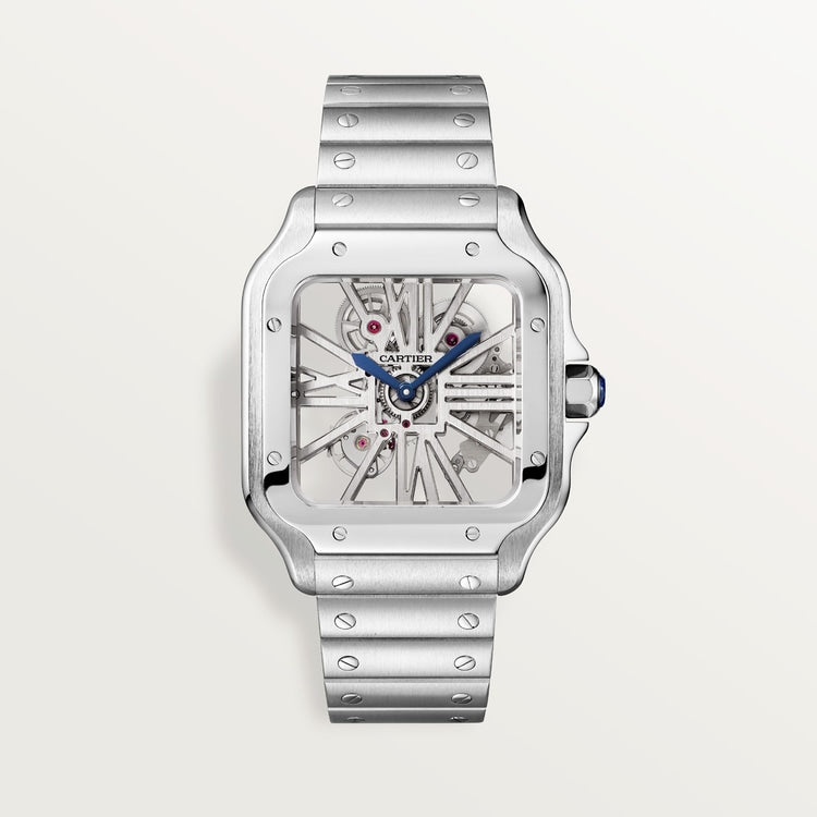 Cartier Santos de Cartier skeleton watch WHSA0015
