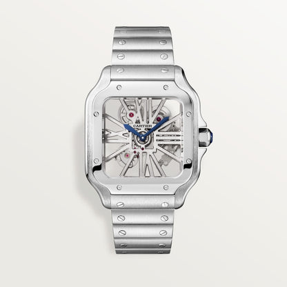 Cartier Santos de Cartier skeleton watch WHSA0015