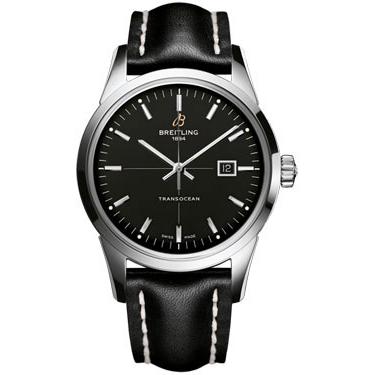 Breitling Transocean Stainless Steel A1036012/BA91-leather-black-tang