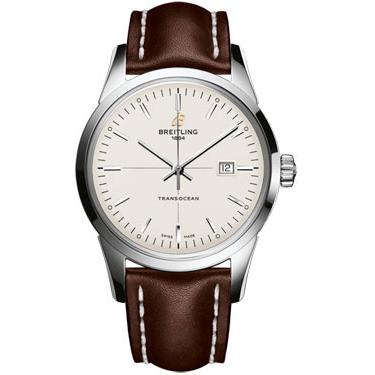 Breitling Transocean Stainless Steel A1036012/G721-leather-brown-tang