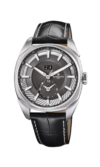 Perrelet Lab Peripheral Dual Time Grey