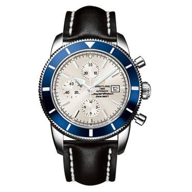 Breitling Superocean Heritage Chronographe Leather Strap A1332016/G698-leather-black-deployant