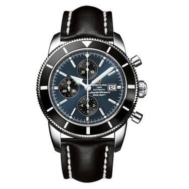 Breitling Superocean Heritage Chronographe Leather Strap A1332024/C817-leather-black-tang