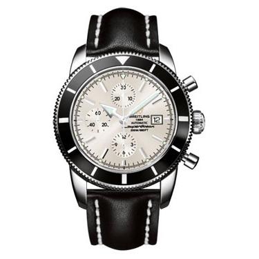 Breitling Superocean Heritage Chronographe Leather Strap A1332024/G698-leather-black-deployant