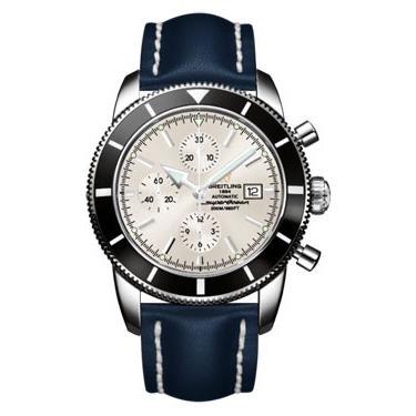 Breitling Superocean Heritage Chronographe Leather Strap A1332024/G698-leather-blue-tang