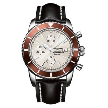 Breitling Superocean Heritage Chronographe Leather Strap A1332033/G698-leather-black-tang