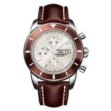 Breitling Superocean Heritage Chronographe Leather Strap A1332033/G698-leather-brown-deployant