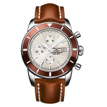 Breitling Superocean Heritage Chronographe Leather Strap A1332033/G698-leather-gold-deployant