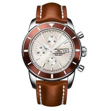 Breitling Superocean Heritage Chronographe Leather Strap A1332033/G698-leather-gold-tang