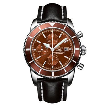 Breitling Superocean Heritage Chronographe Leather Strap A1332033/Q553-leather-black-deployant