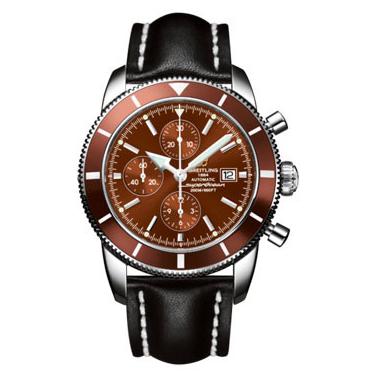 Breitling Superocean Heritage Chronographe Leather Strap A1332033/Q553-leather-black-tang