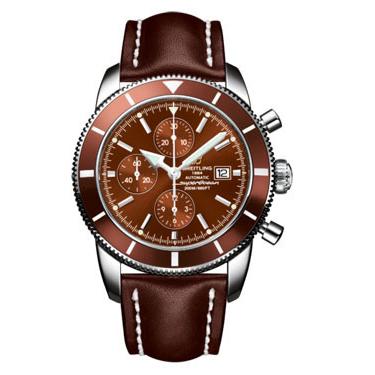 Breitling Superocean Heritage Chronographe Leather Strap A1332033/Q553-leather-brown-deployant