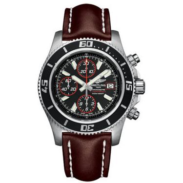 Breitling Superocean Chronograph II Abyss Red A1334102/BA81-leather-brown-tang