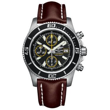 Breitling Superocean Chronograph II Abyss Yellow A1334102/BA82-leather-brown-folding