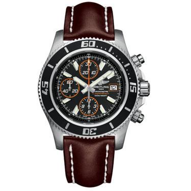 Breitling Superocean Chronograph II Abyss Orange A1334102/BA85-leather-brown-tang