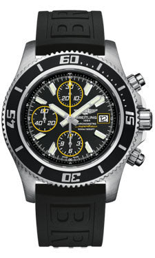 Breitling Superocean Chronograph II A1334102/BA82 Black Diver PRO-iii Deployant Mens Watch