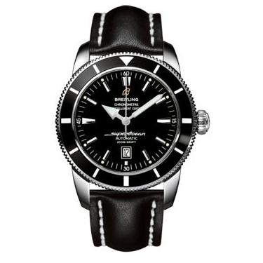 Breitling Superocean Heritage 46 Leather Strap A1732024/B868-leather-black-tang