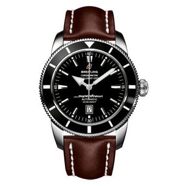 Breitling Superocean Heritage 46 Leather Strap A1732024/B868-leather-brown-deployant