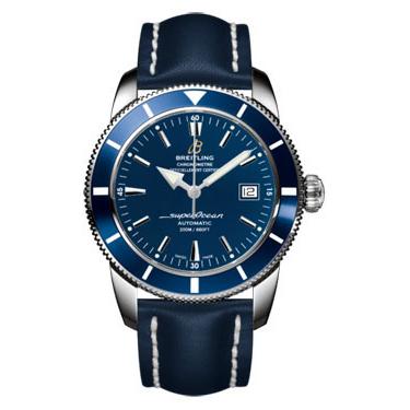 Breitling Superocean Heritage 42 Leather Strap A1732116/C832-leather-blue-tang