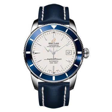 Breitling Superocean Heritage 42 Leather Strap A1732116/G717-leather-blue-tang