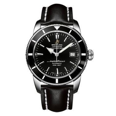 Breitling Superocean Heritage 42 Leather Strap A1732124/BA61-leather-black-deployant