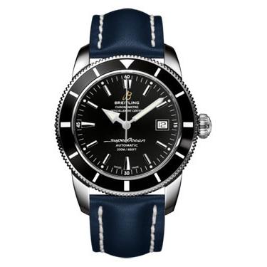 Breitling Superocean Heritage 42 Leather Strap A1732124/BA61-leather-blue-tang