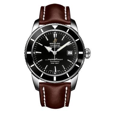 Breitling Superocean Heritage 42 Leather Strap A1732124/BA61-leather-brown-deployant