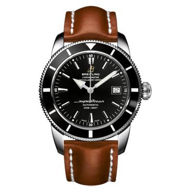 Breitling Superocean Heritage 42 Leather Strap A1732124/BA61-leather-gold-deployant