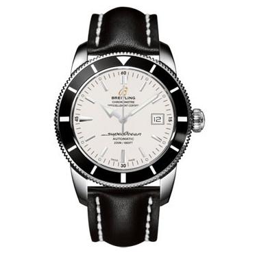 Breitling Superocean Heritage 42 Leather Strap A1732124/G717-leather-black-deployant