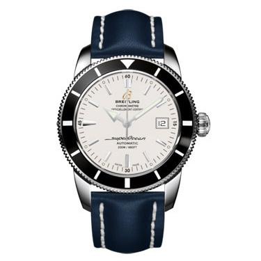 Breitling Superocean Heritage 42 Leather Strap A1732124/G717-leather-blue-deployant