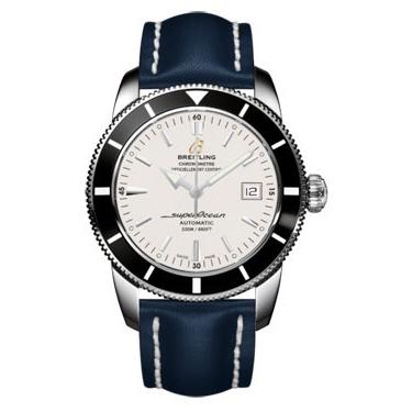 Breitling Superocean Heritage 42 Leather Strap A1732124/G717-leather-blue-tang