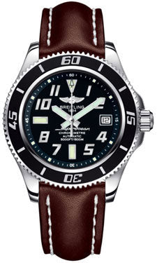 Breitling A1736402/BA28 Leather Brown Tang Watch