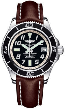 Breitling A1736402/BA29 Leather Brown Tang Watch