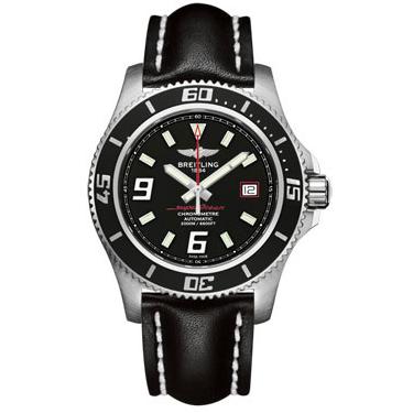 Breitling Superocean 44 Leather Strap A1739102/BA76-leather-black-tang