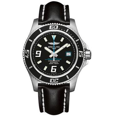 Breitling Superocean 44 Leather Strap A1739102/BA79-leather-black-tang