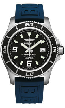 Breitling Superocean 44 Satin Steel A1739102/BA77 Diver Pro-iii Blue Tang Mens Watch