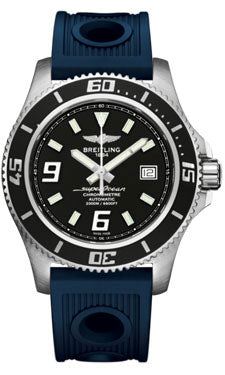 Breitling Superocean 44 Satin Steel C1739102/BA77 Ocean Racer Blue Mens Watch