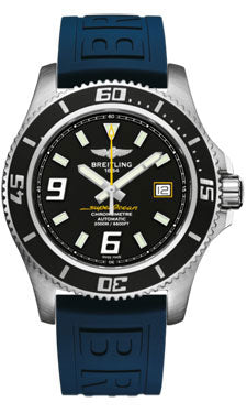 Breitling Superocean 44 Satin Steel A1739102/BA78 Diver Pro-iii Blue Tang Mens Watch