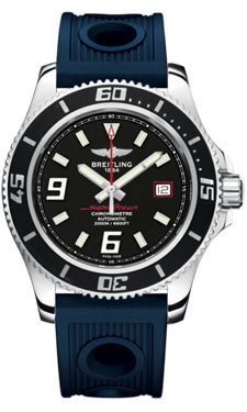 Breitling Superocean 44 Polished Steel A17391A8/BA76 Ocean Racer Blue-Folding Mens Watch