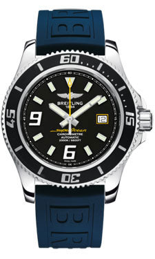 Breitling Superocean 44 Polished Steel A17391A8/BA78 diver Pro iii Blue Tang Mens Watch