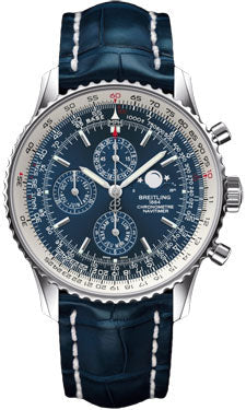 Breitling Navitimer 1461 Aurora Blue - Limited Edition A1937012/C883-croco-blue-deployant Men's Watch