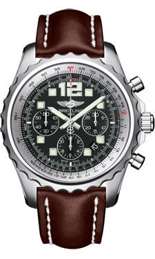 Breitling Chronospace Automatic Leather Strap - Deployant Buckle A2336035/BA68-leather-brown-deployant Men's Watch