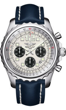 Breitling Chronospace Automatic Leather Strap - Deployant Buckle A2336035/G718-leather-blue-deployant Men's Watch