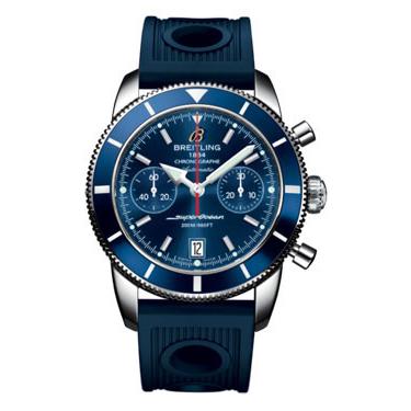 Breitling Superocean Heritage Chronographe 44 Rubber Strap A2337016/C856-ocean-racer-blue-deployant