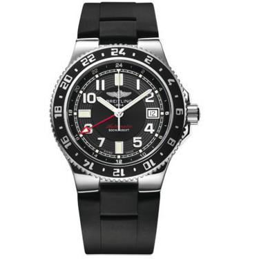 Breitling Superocean GMT Stainless Steel A3238011/BA38-gmt-rubber-black-folding